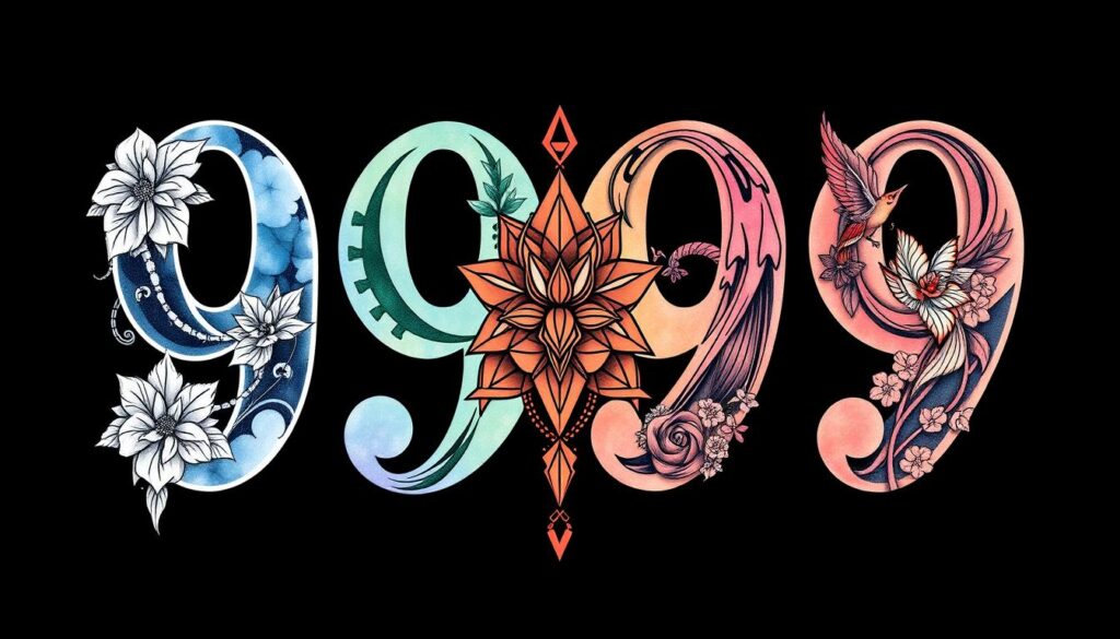 999 tattoo designs