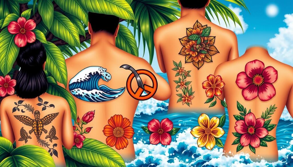 Hawaiian family tattoos