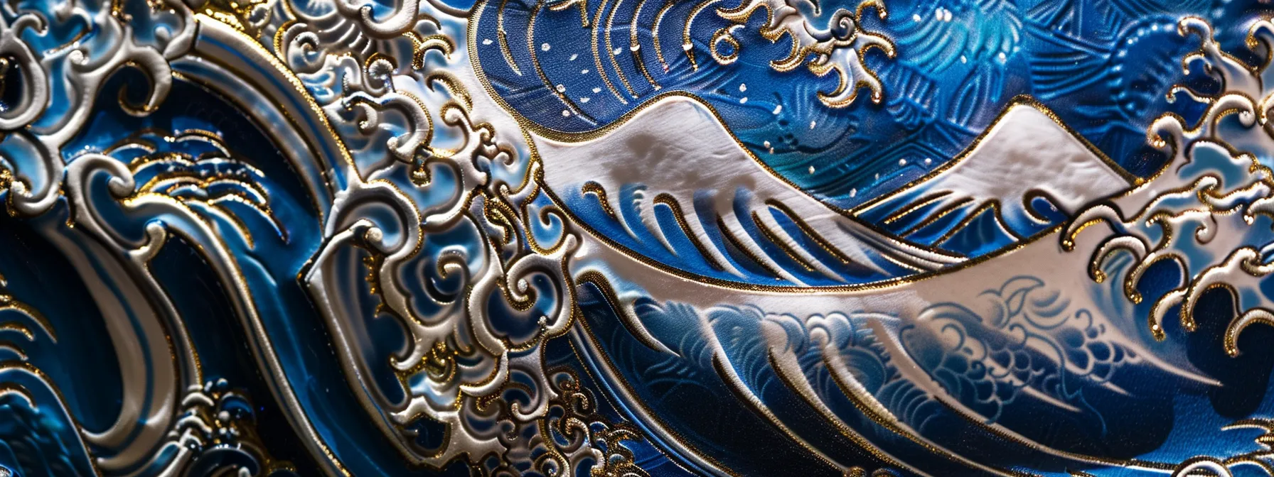 a vibrant blue wave tattoo, intricately designed with japanese art influences, symbolizing the historical connection to water and the sea. a vibrant blue wave tattoo, intricately designed with japanese art influences, symbolizing the historical connection to water and the sea.