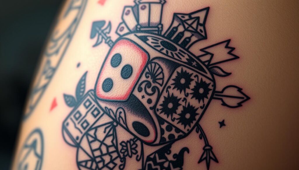 dice tattoo meaning