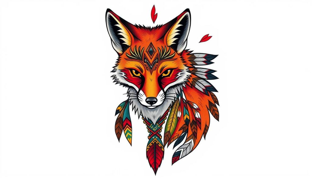fox tattoo designs