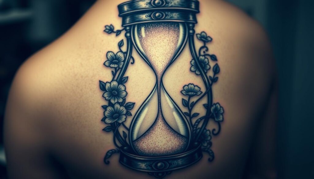 hourglass tattoo significance