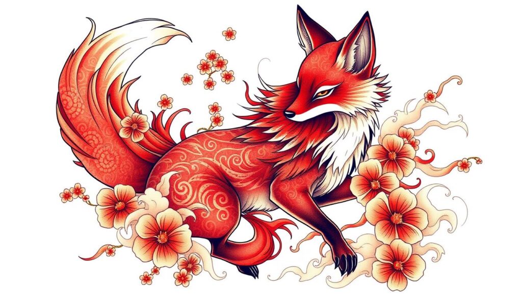 kitsune fox tattoo