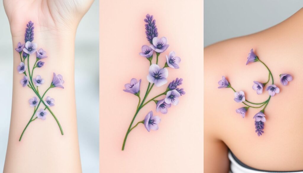 lavender tattoo designs