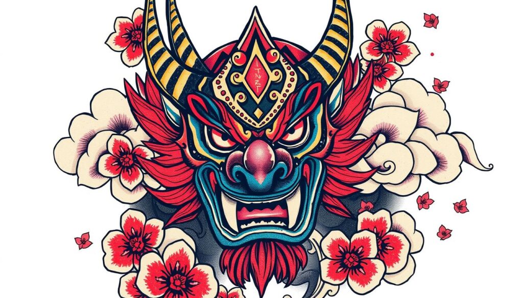 oni tattoo design