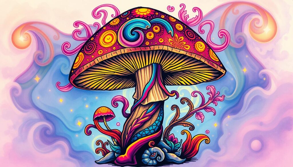 psychedelic tattoo