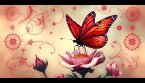 red butterfly tattoo meaning