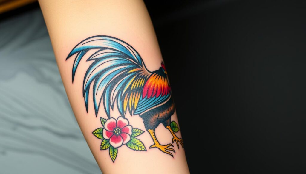 rooster tattoo designs
