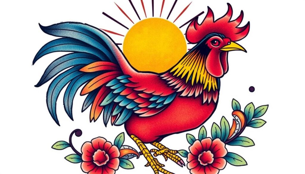rooster tattoo significance