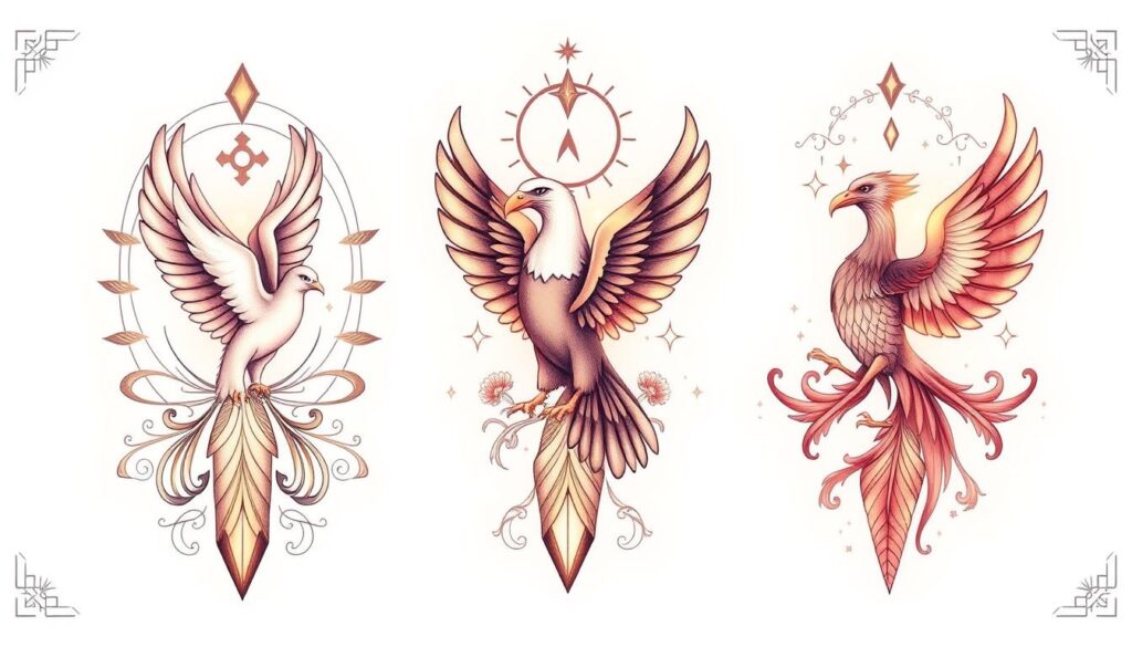 spiritual meanings behind bird tattoos