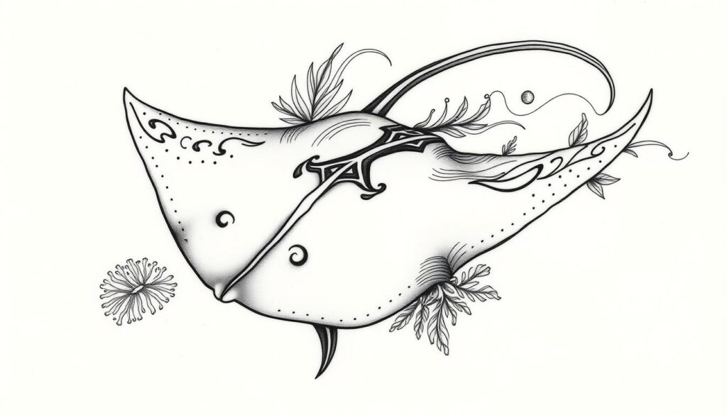 stingray tattoo designs