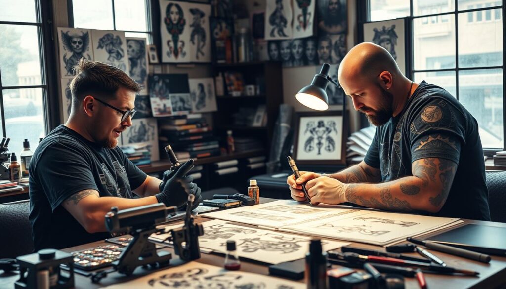 tattoo artist collaboration