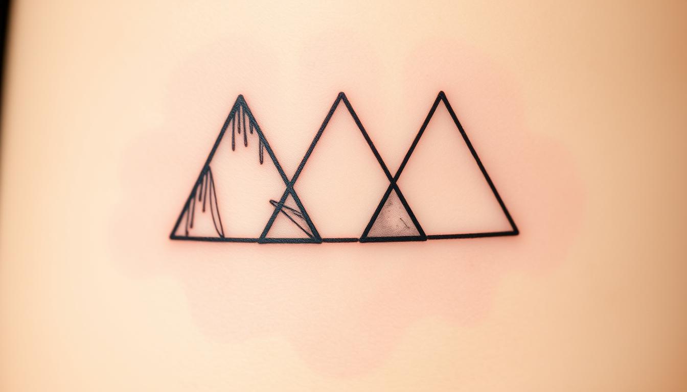 three triangle tattoo meaning