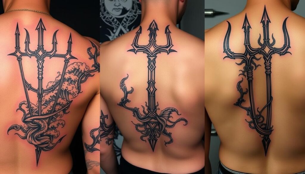 trident tattoo designs