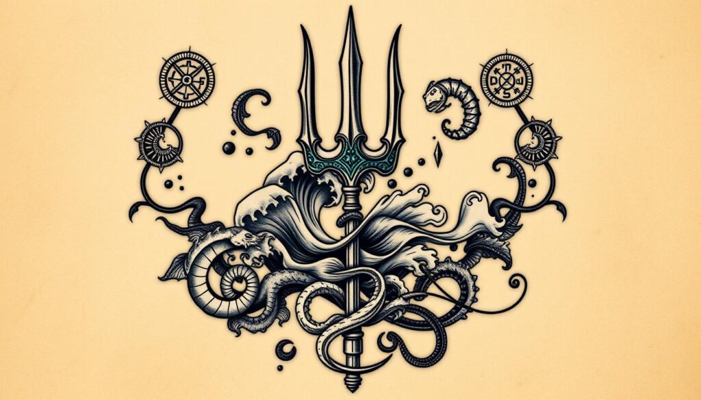 trident tattoo symbolism