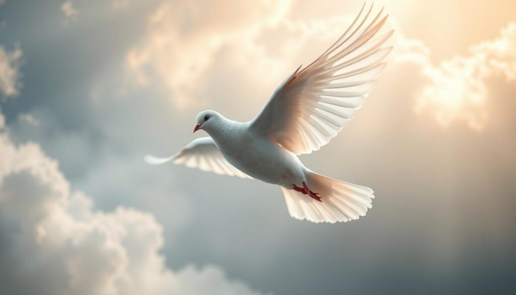 white dove tattoo